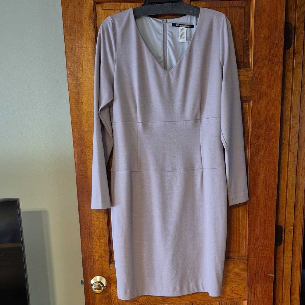 Shape FX Soft Purple Long Sleeve Dress